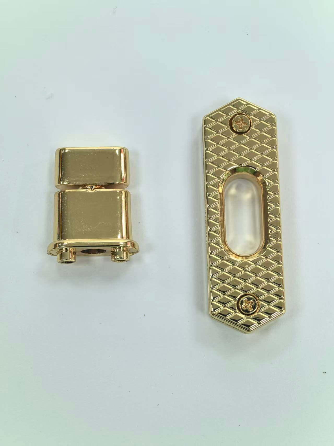 Long Plate Turn Lock Bag Closure