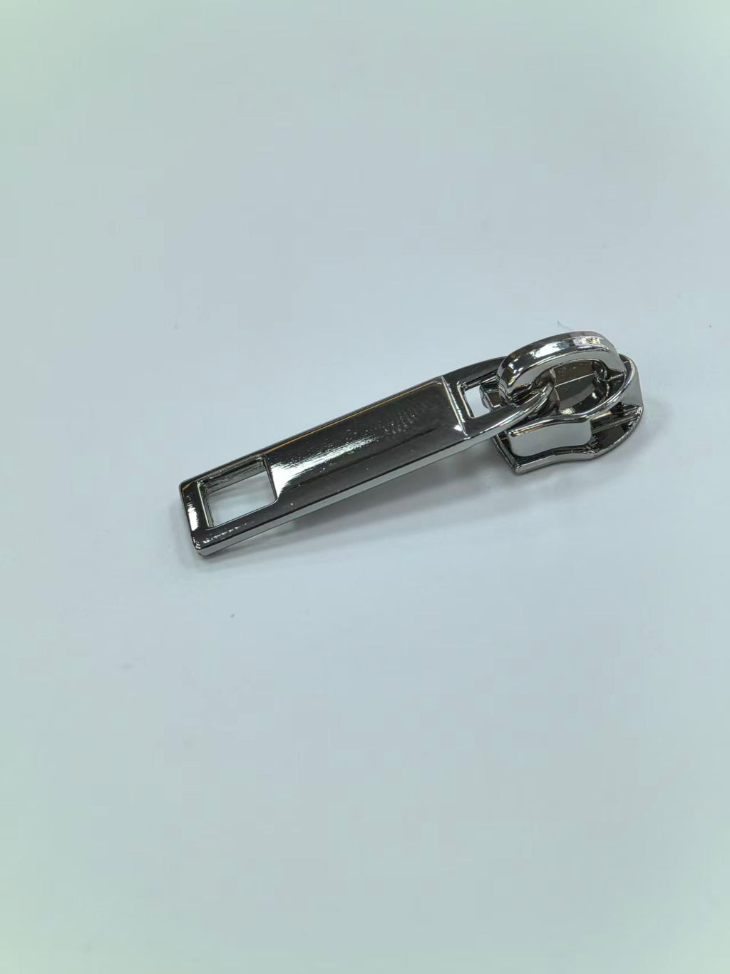 Double Cutout Rectangular Metal Zipper Puller