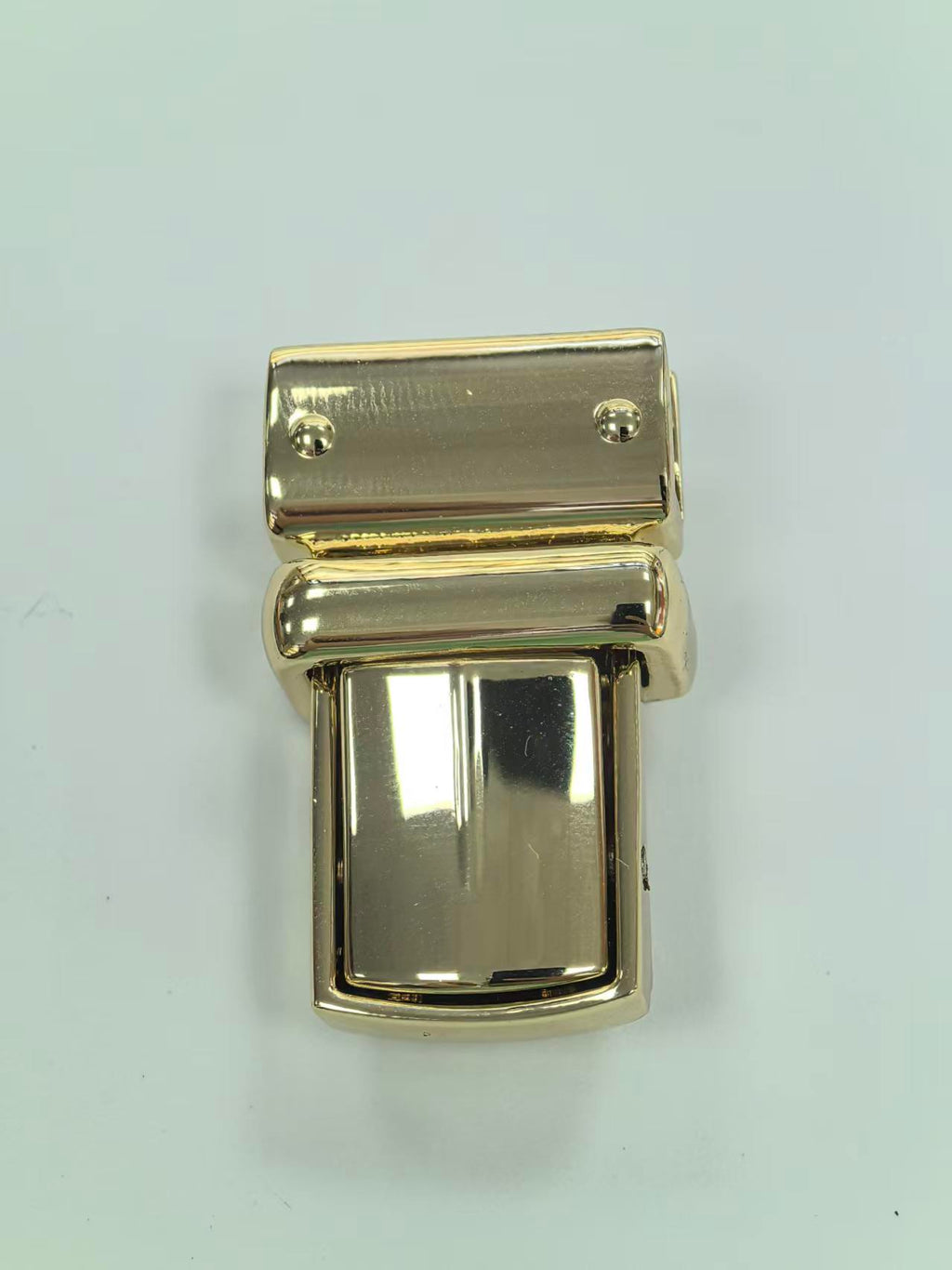 Rectangular Push Lock Bag Clasp