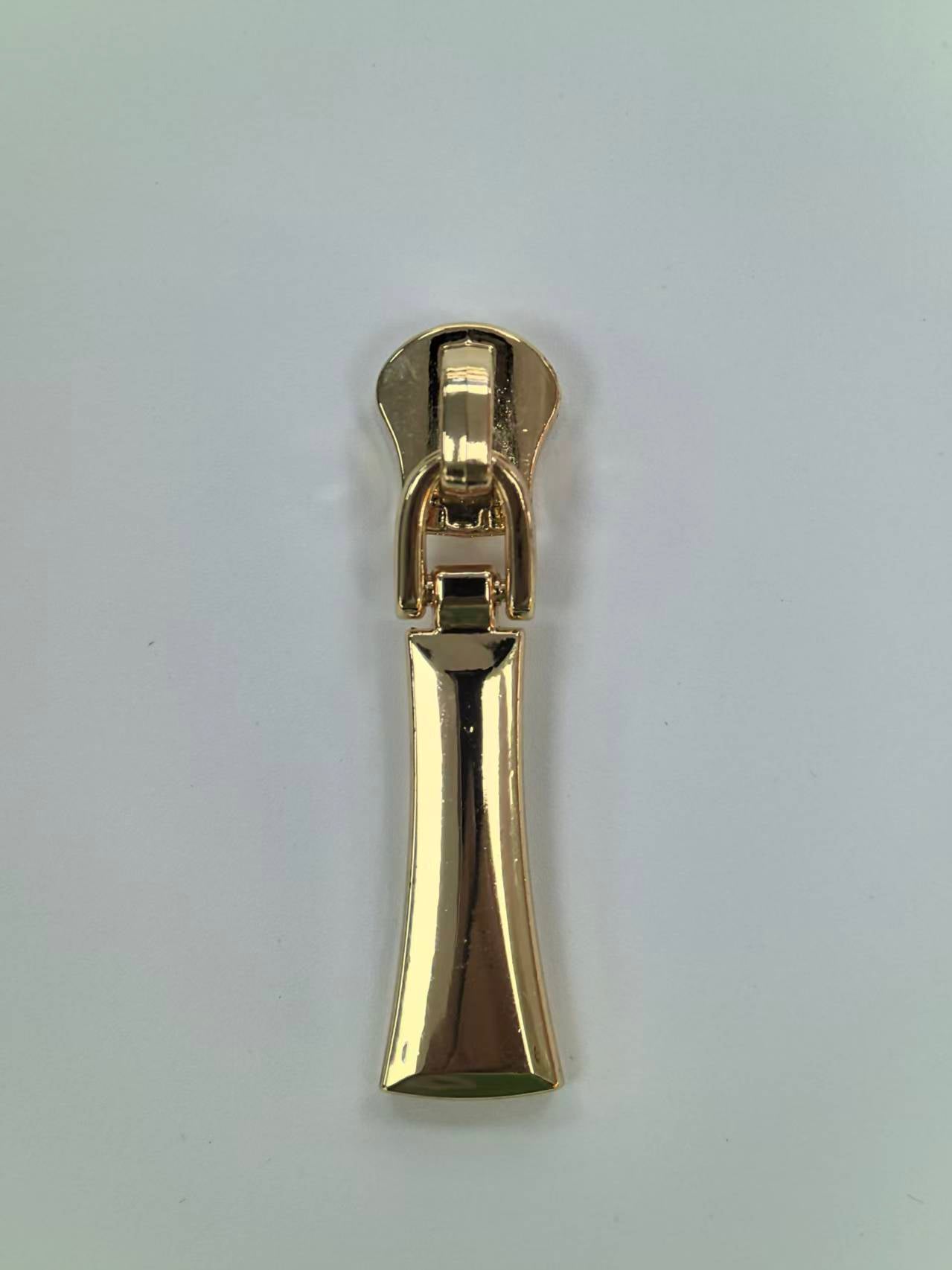Sculpted Flared Metal Zipper Puller