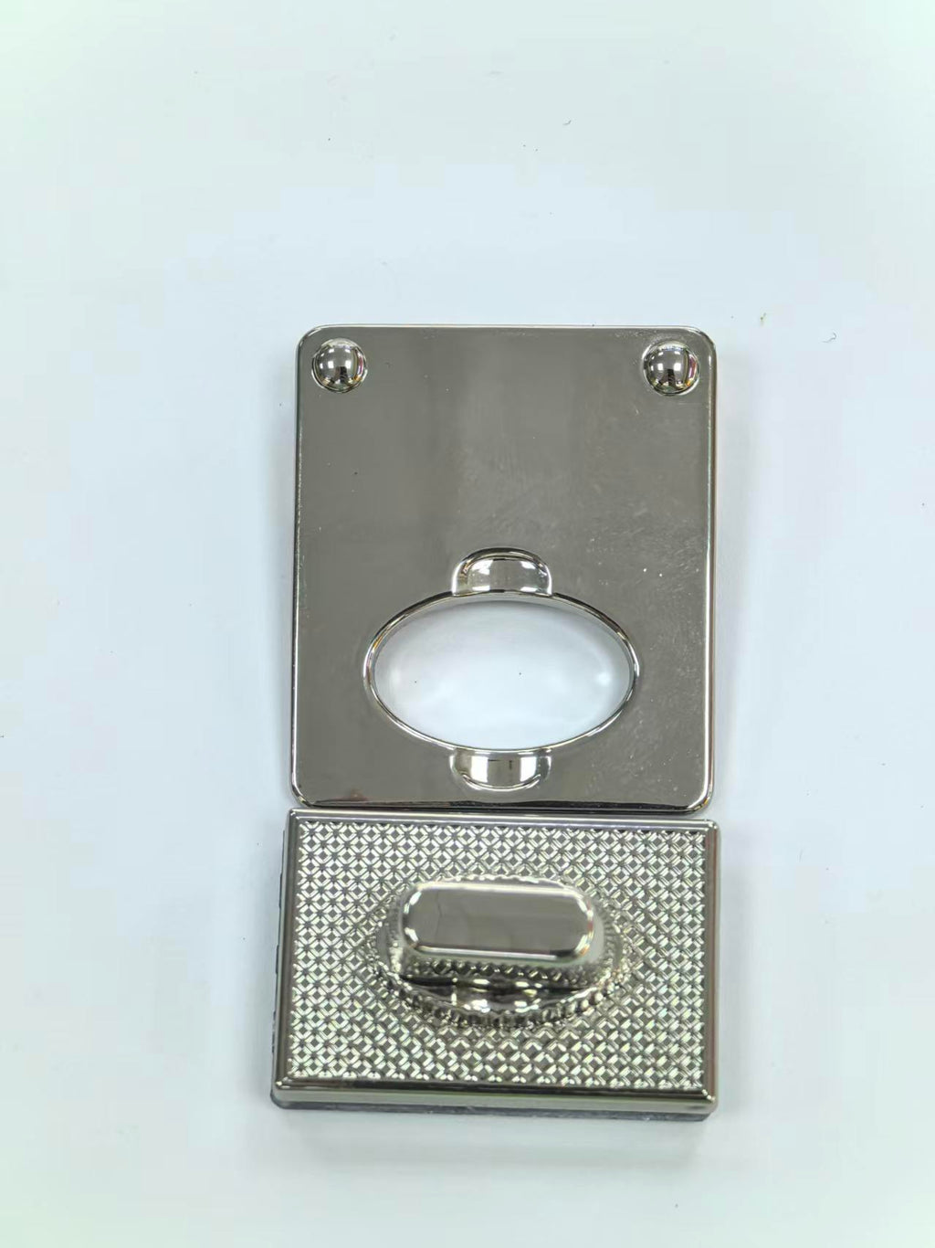 Vertical Rectangular Turn Lock Bag Closure