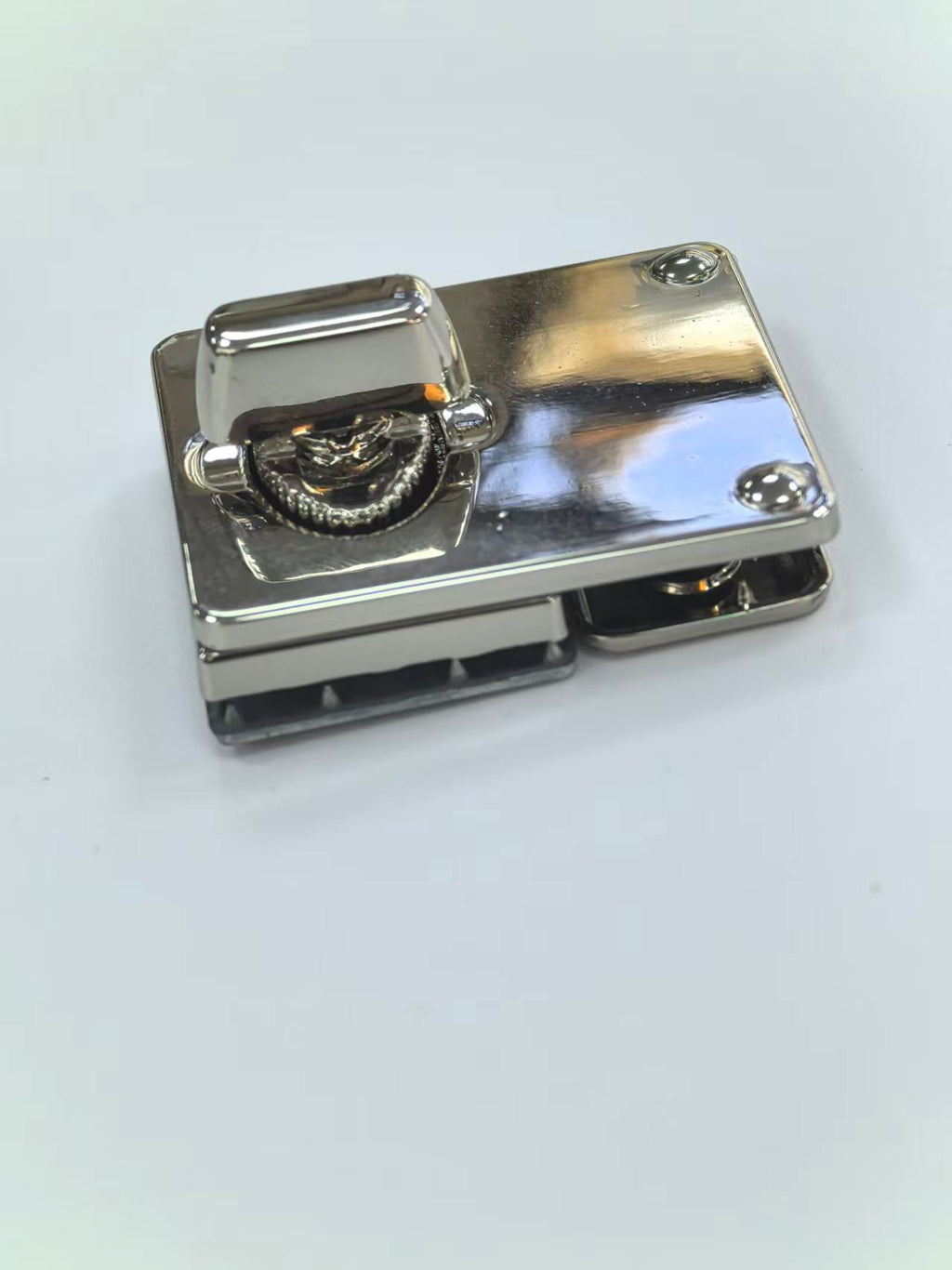Vertical Rectangular Turn Lock Bag Closure