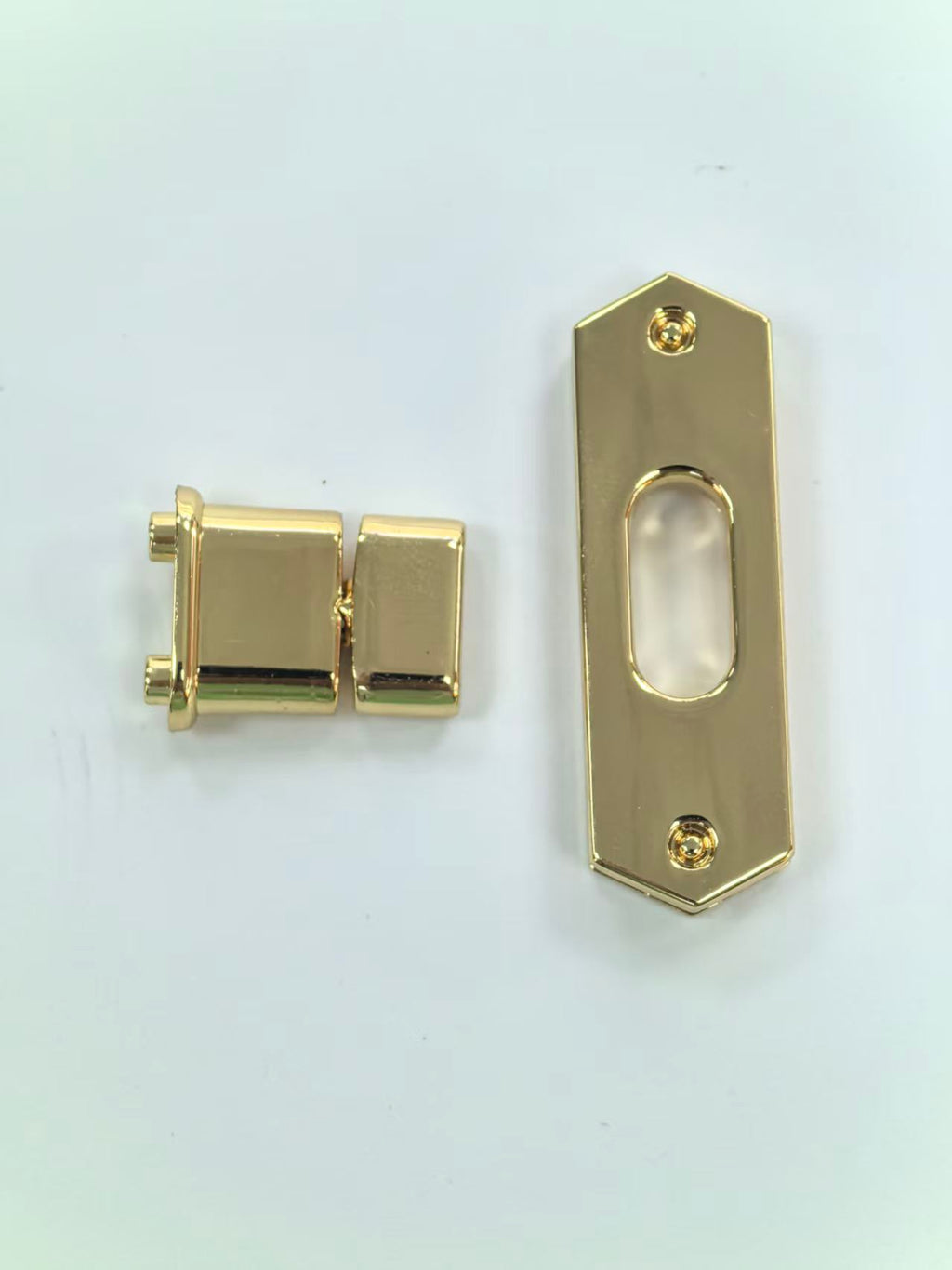 Long Plate Turn Lock Bag Closure