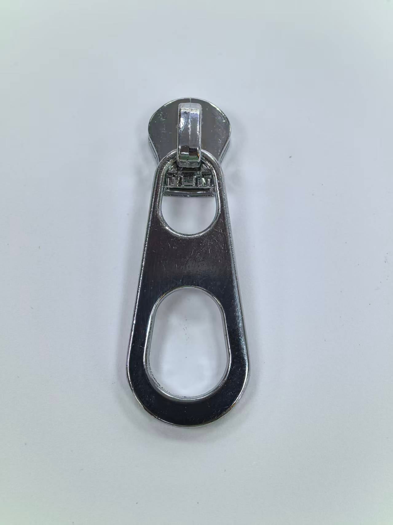 Double Cutout Metal Zipper Puller
