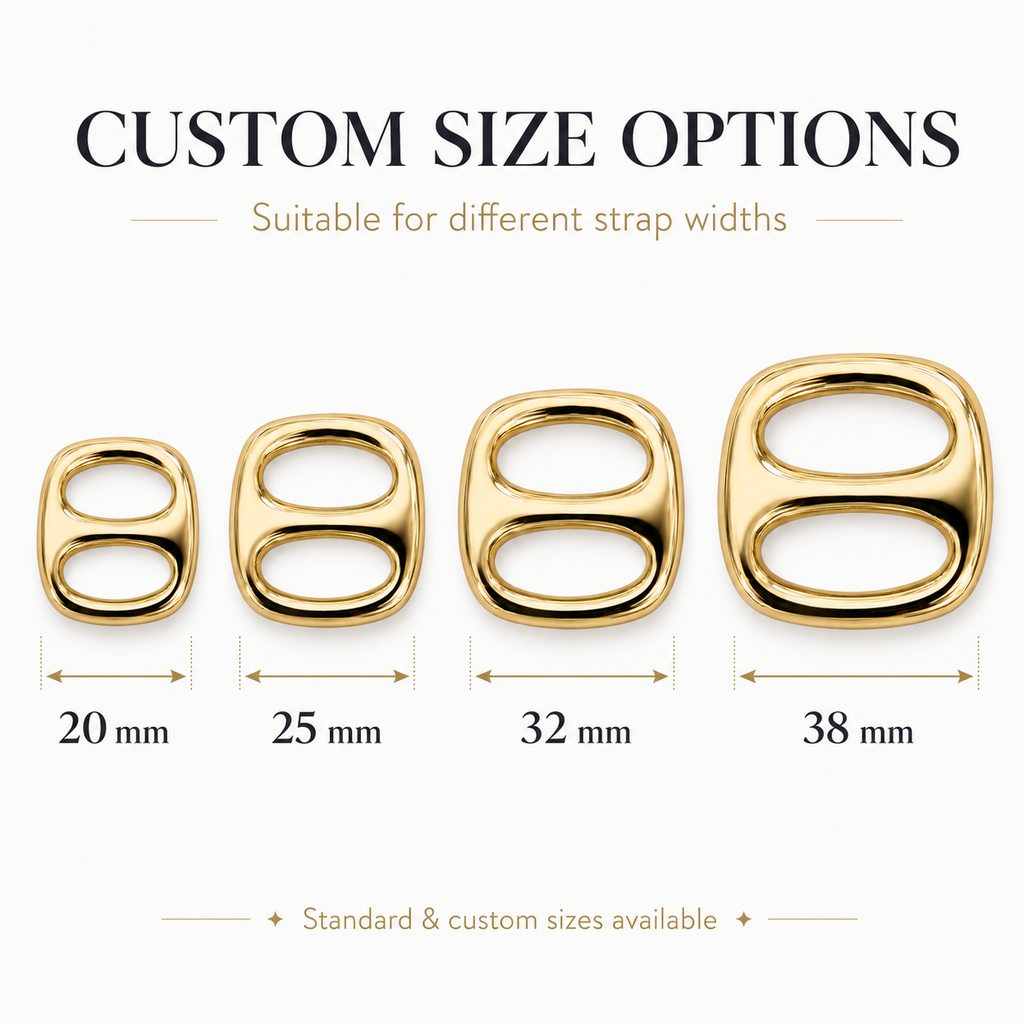 Double Oval Strap Slider