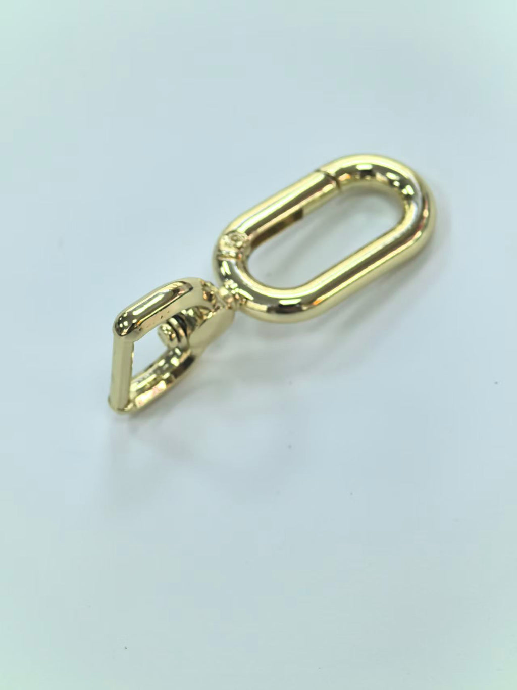 Oval Spring Gate Swivel Snap Hook with D-Ring