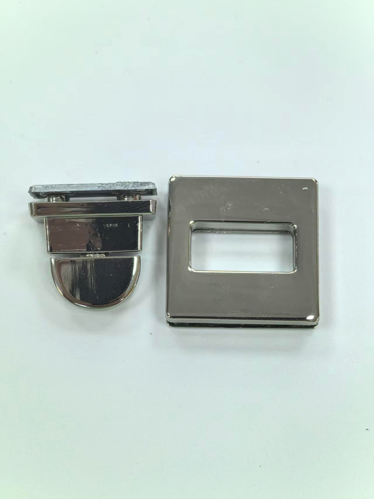 Square Turn Lock Bag Closure