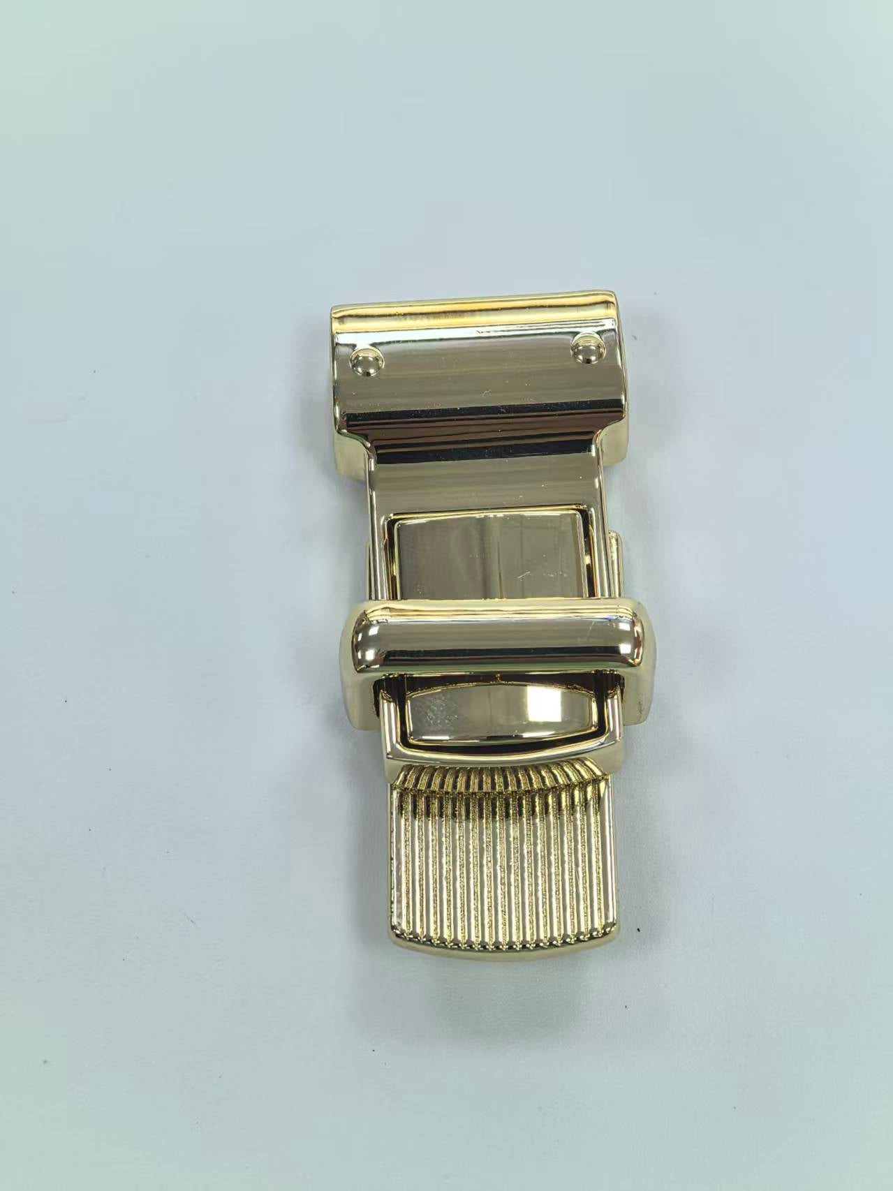 Rectangular Push Lock Bag Clasp