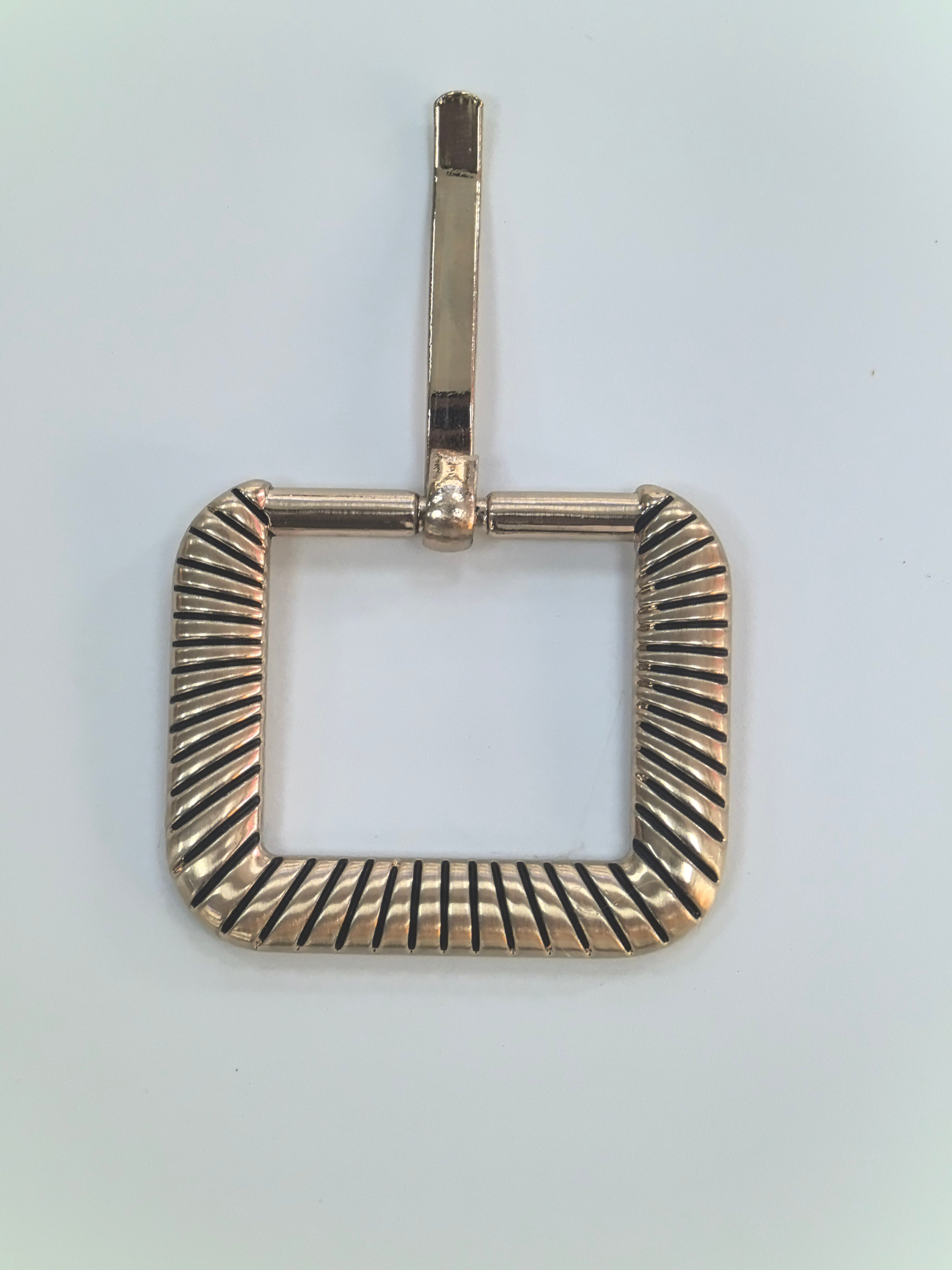 Ribbed Square Pin Buckle
