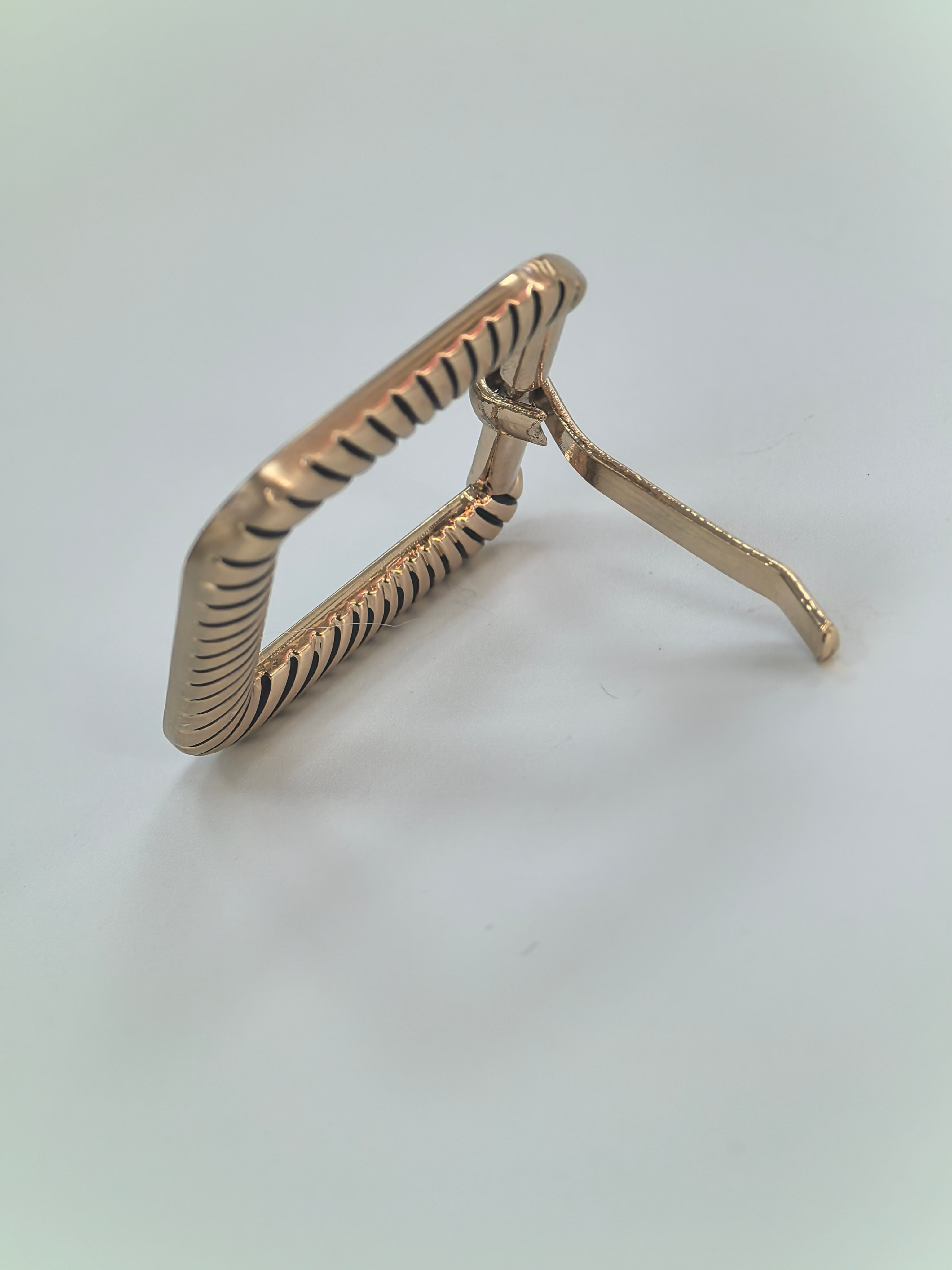 Ribbed Square Pin Buckle