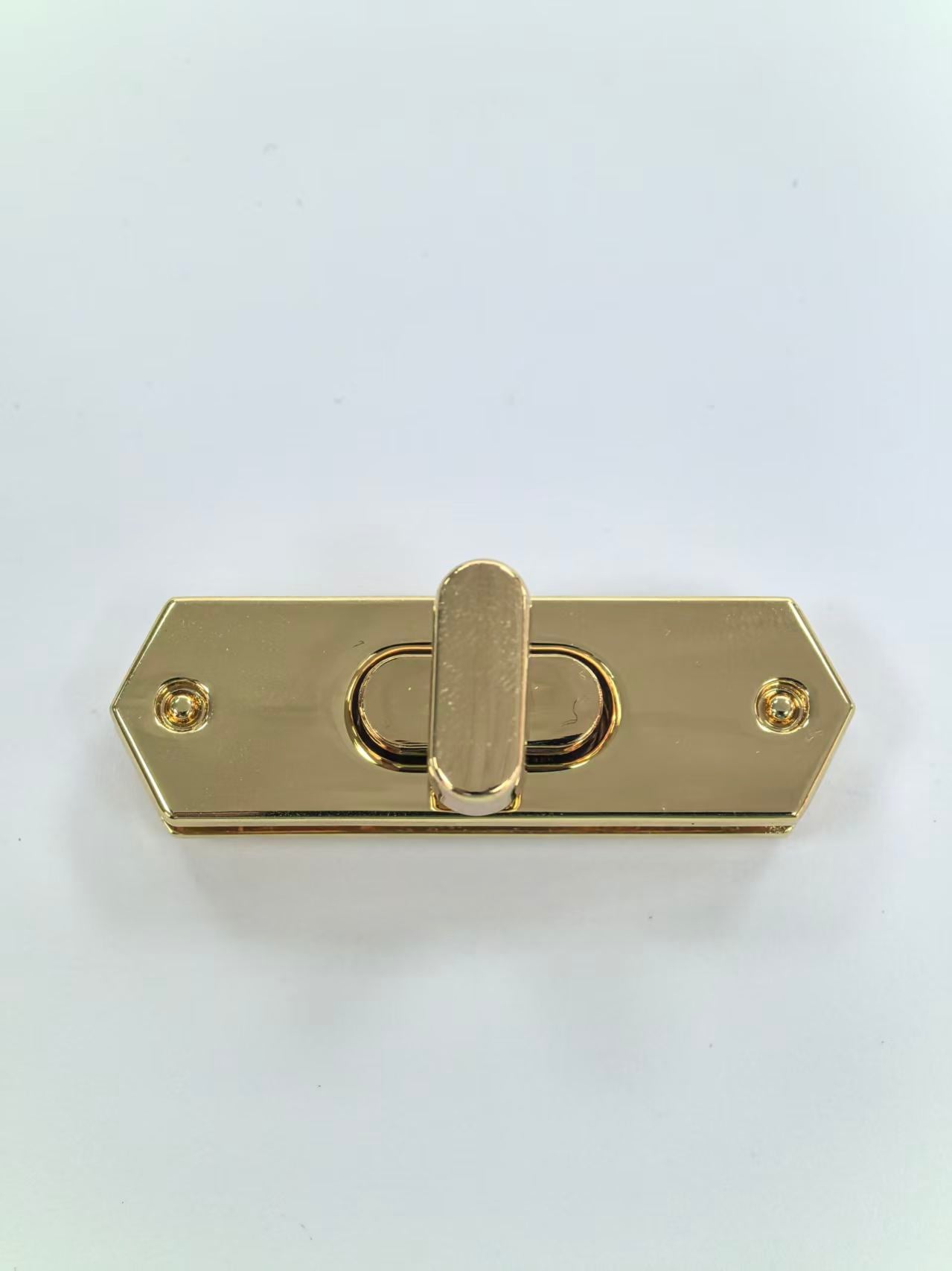 Long Plate Turn Lock Bag Closure