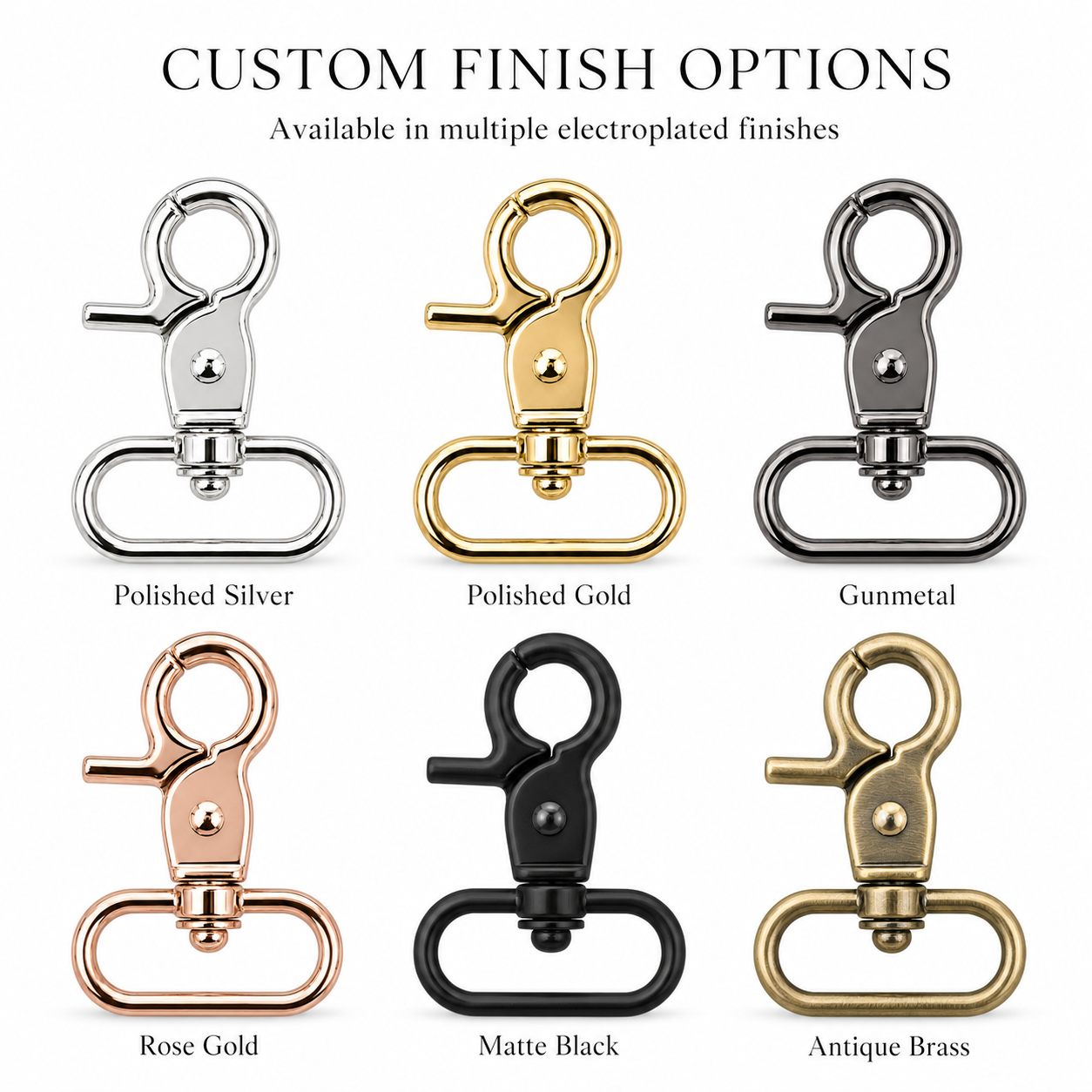 Round Trigger Swivel Snap Hook