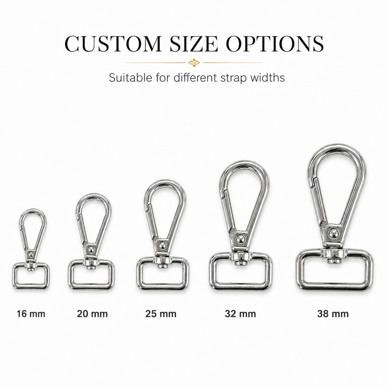 Slim Swivel Snap Hook