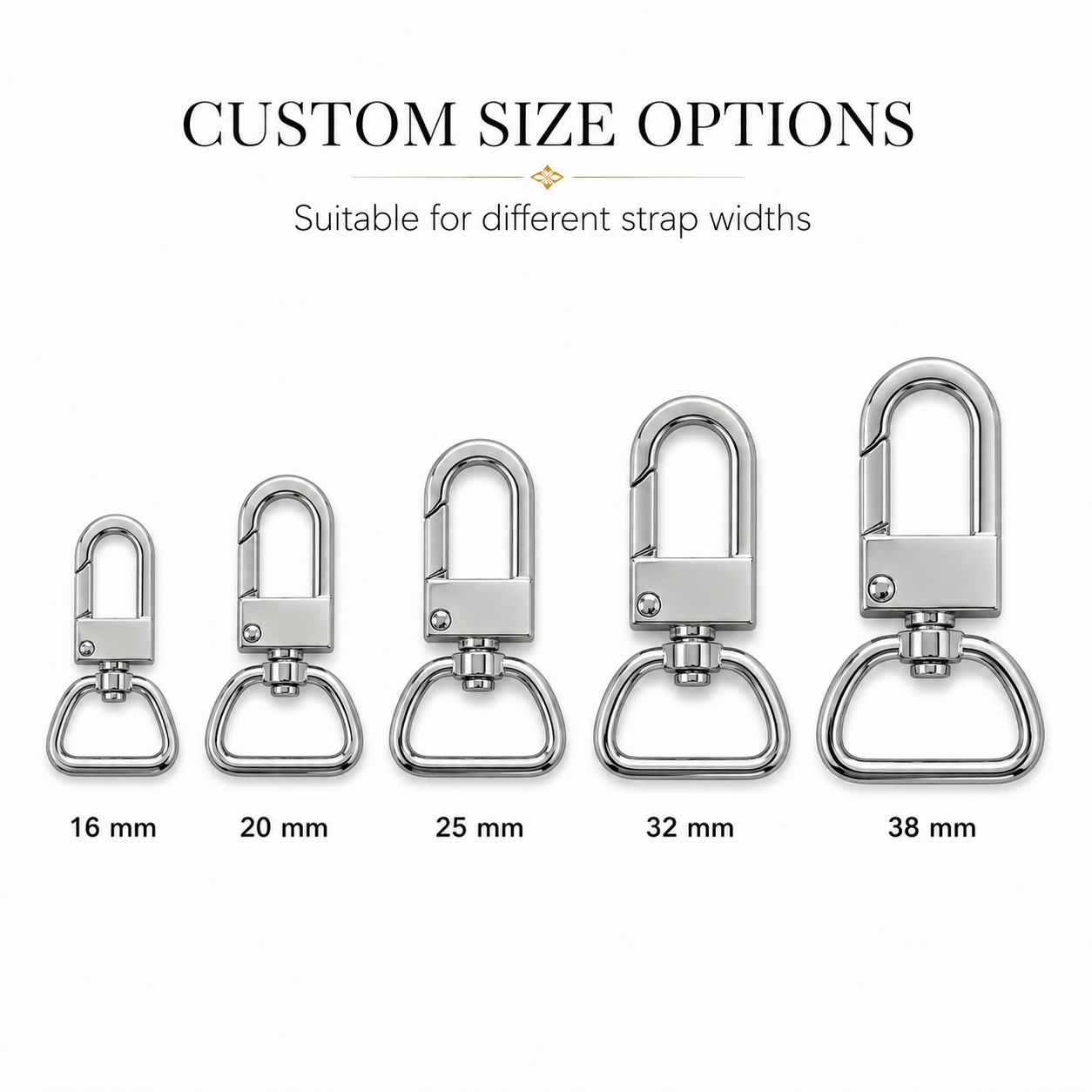 Rectangular Body Swivel Snap Hook