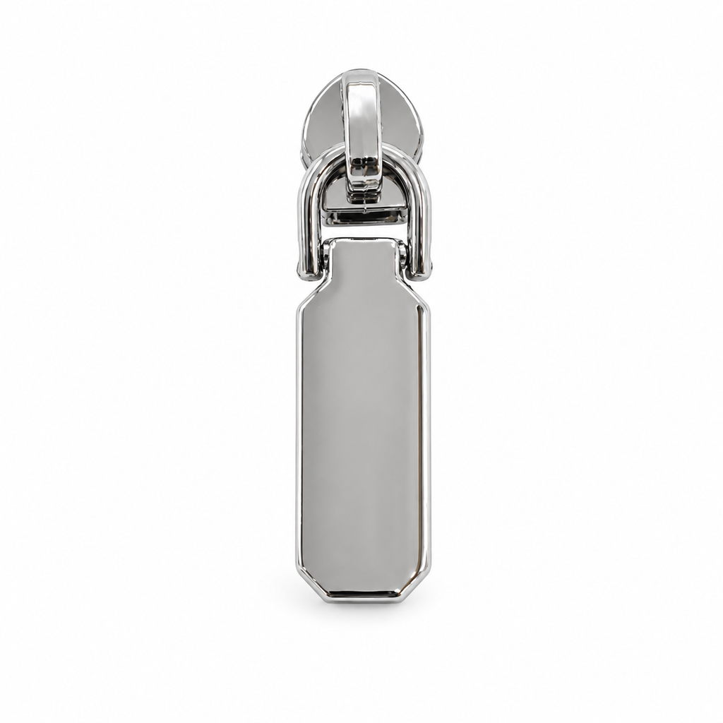 Flat Rectangular Metal Zipper Puller