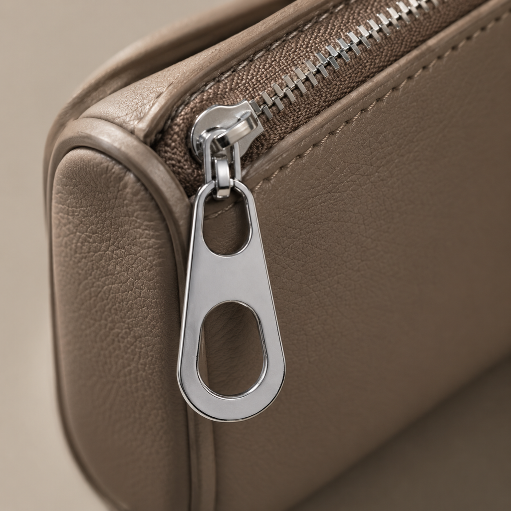 Double Cutout Metal Zipper Puller