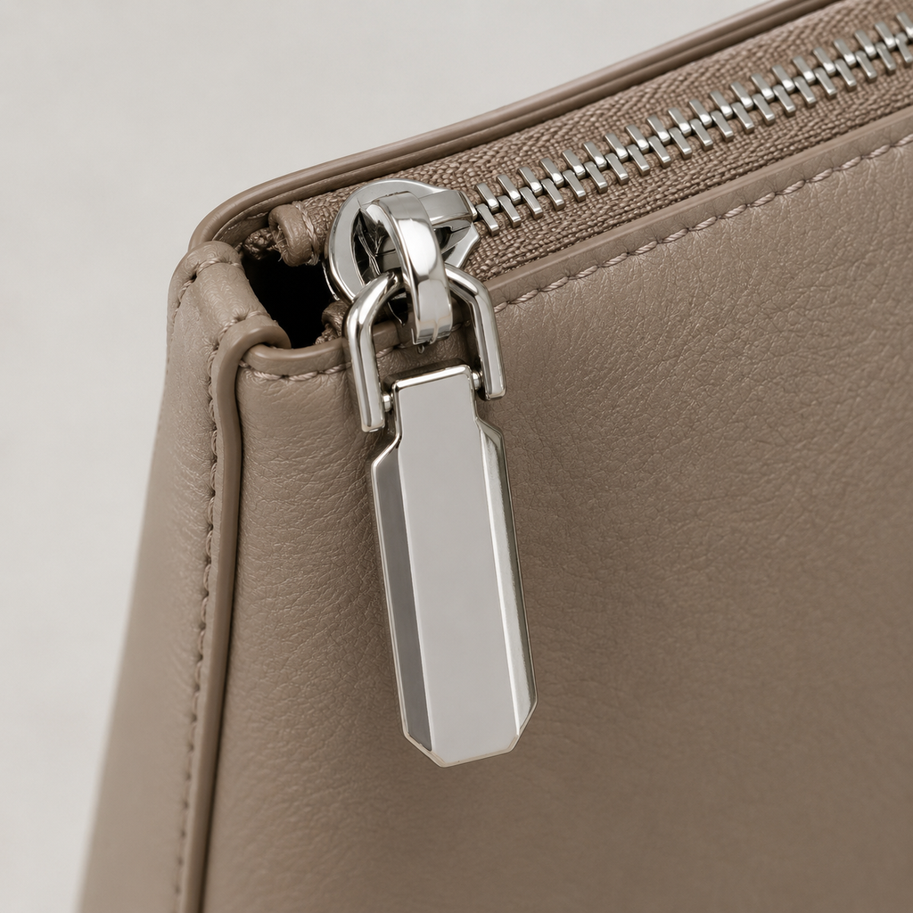 Beveled Rectangular Metal Zipper Puller
