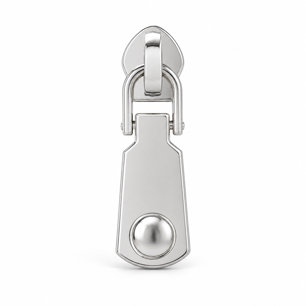 Dome Stud Metal Zipper Puller