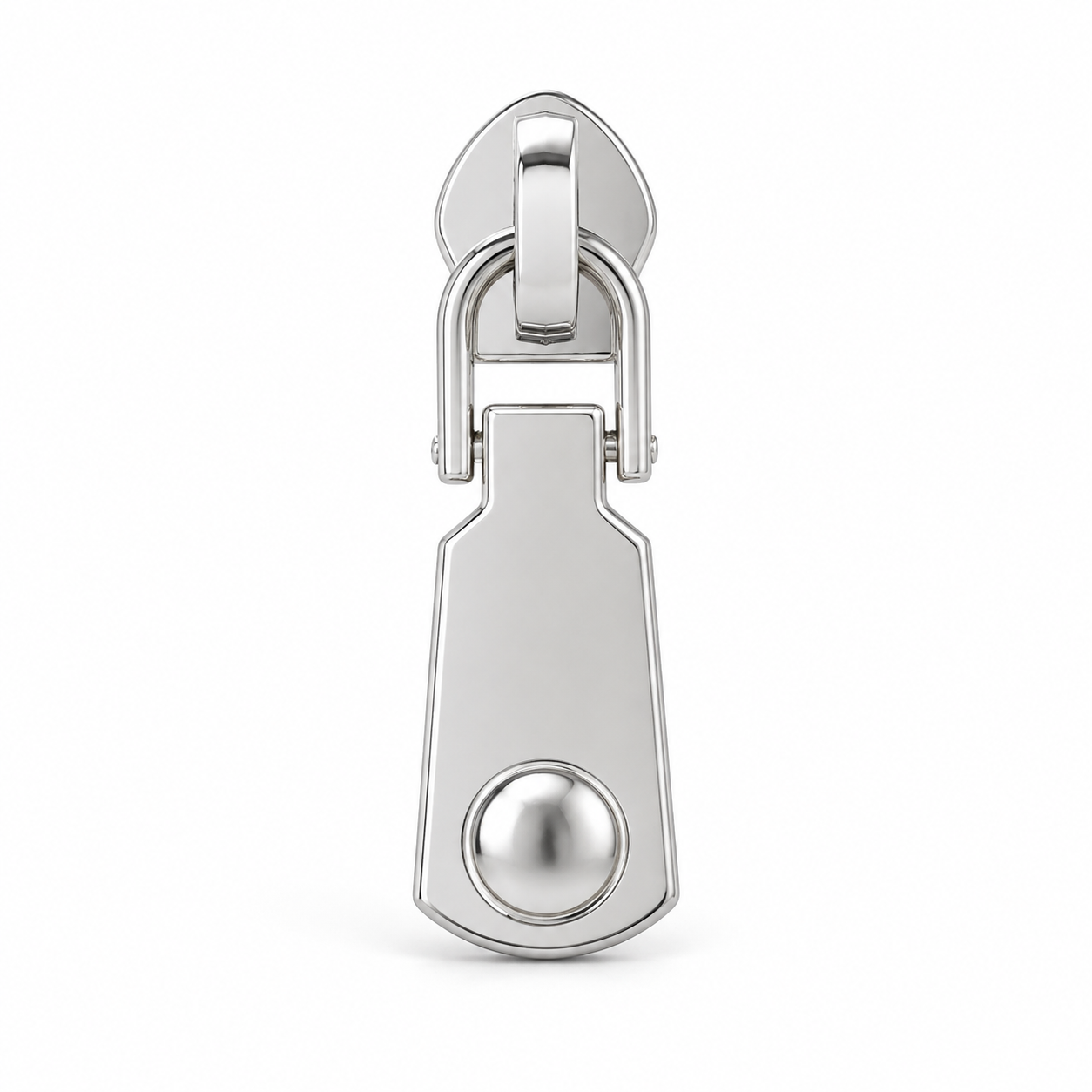 Dome Stud Metal Zipper Puller