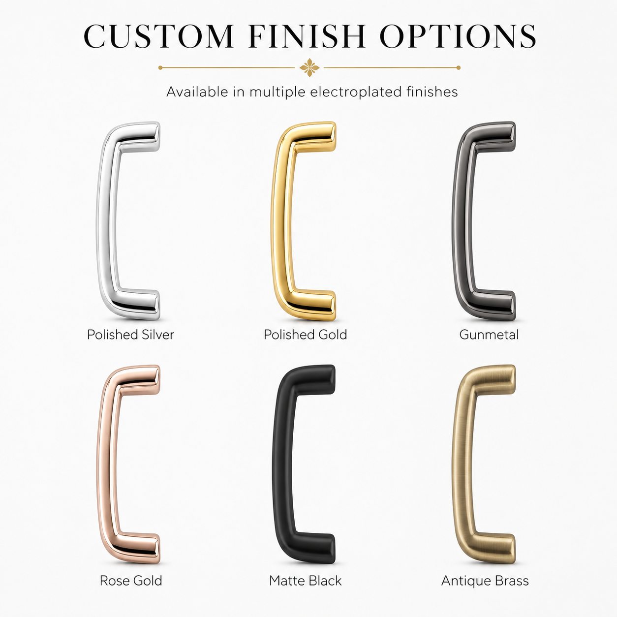Slim Curved Bridge Strap Anchor