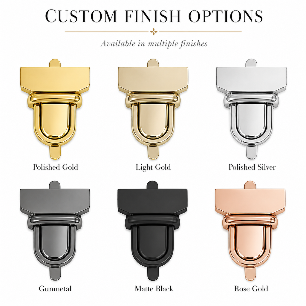 U-Shaped Push Tuck Lock Bag Clasp
