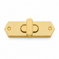 Long Plate Turn Lock Bag Closure