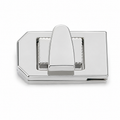 Beveled Rectangular Turn Lock Bag Closure