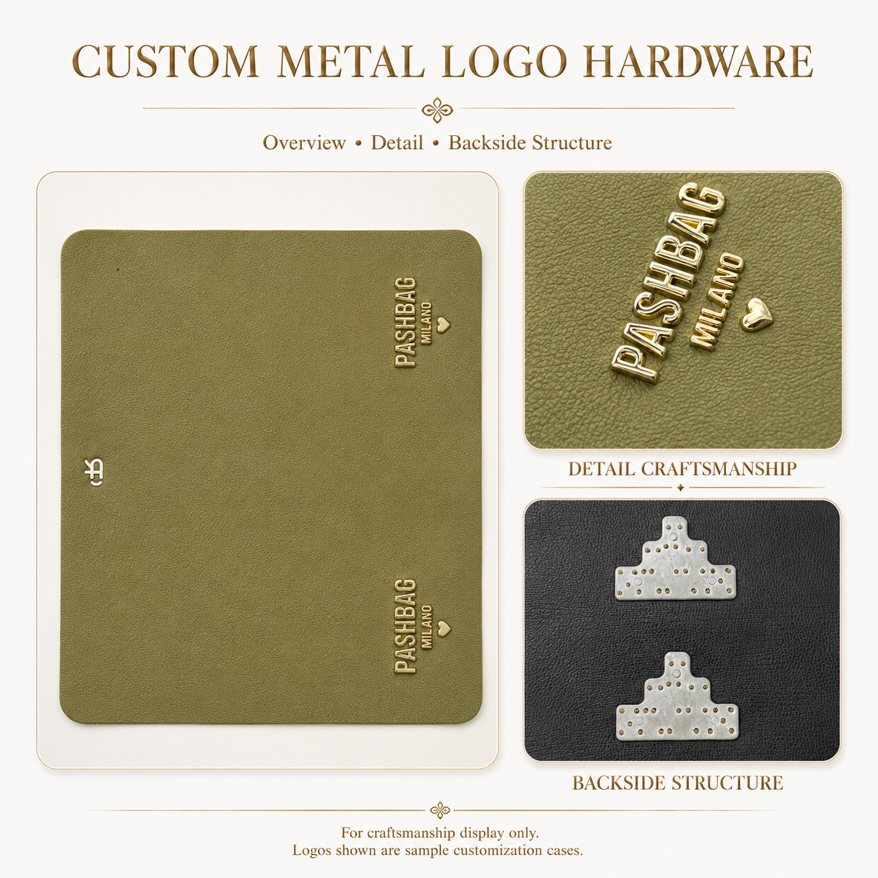 Custom Metal Letter Logo Hardware – Case 03