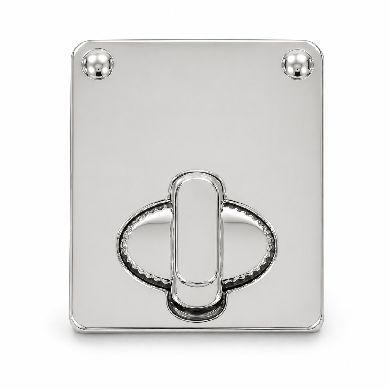 Vertical Rectangular Turn Lock Bag Closure