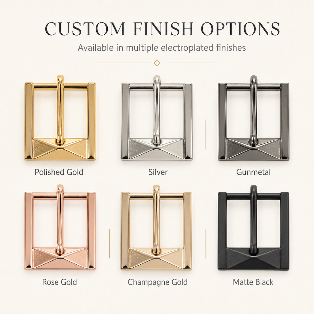 Geometric Square Pin Buckle