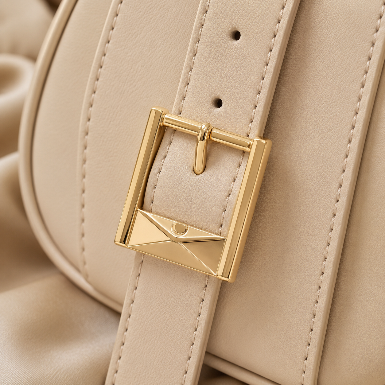 Geometric Square Pin Buckle