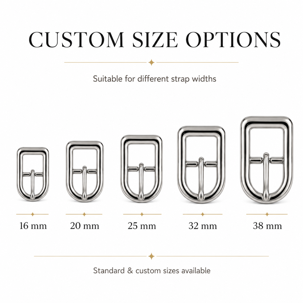 Rounded Bottom Pin Buckle