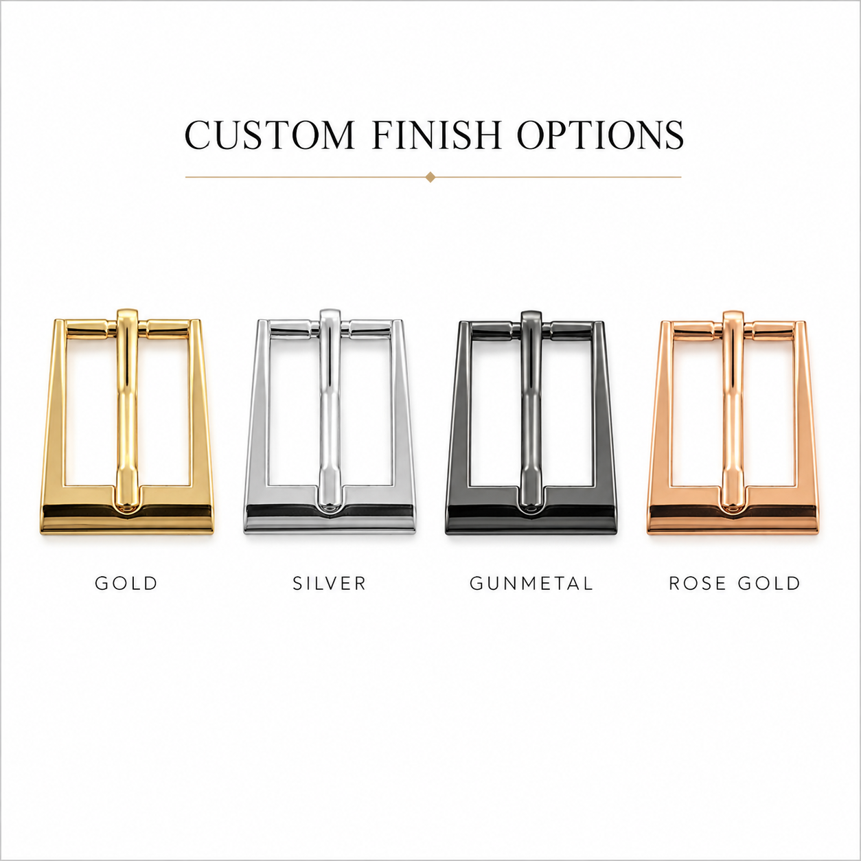 Tapered Rectangular Pin Buckle