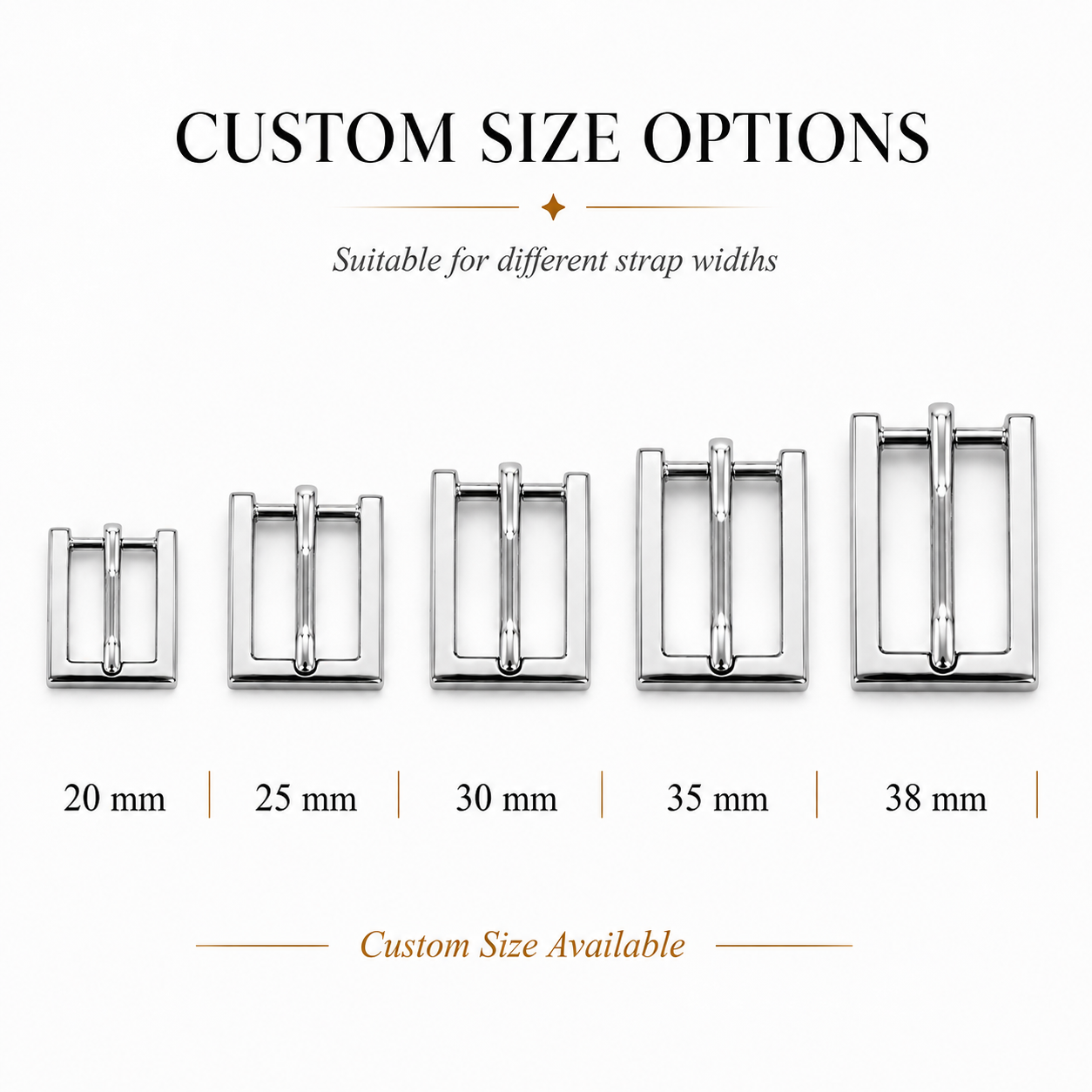 Flat Square Pin Buckle