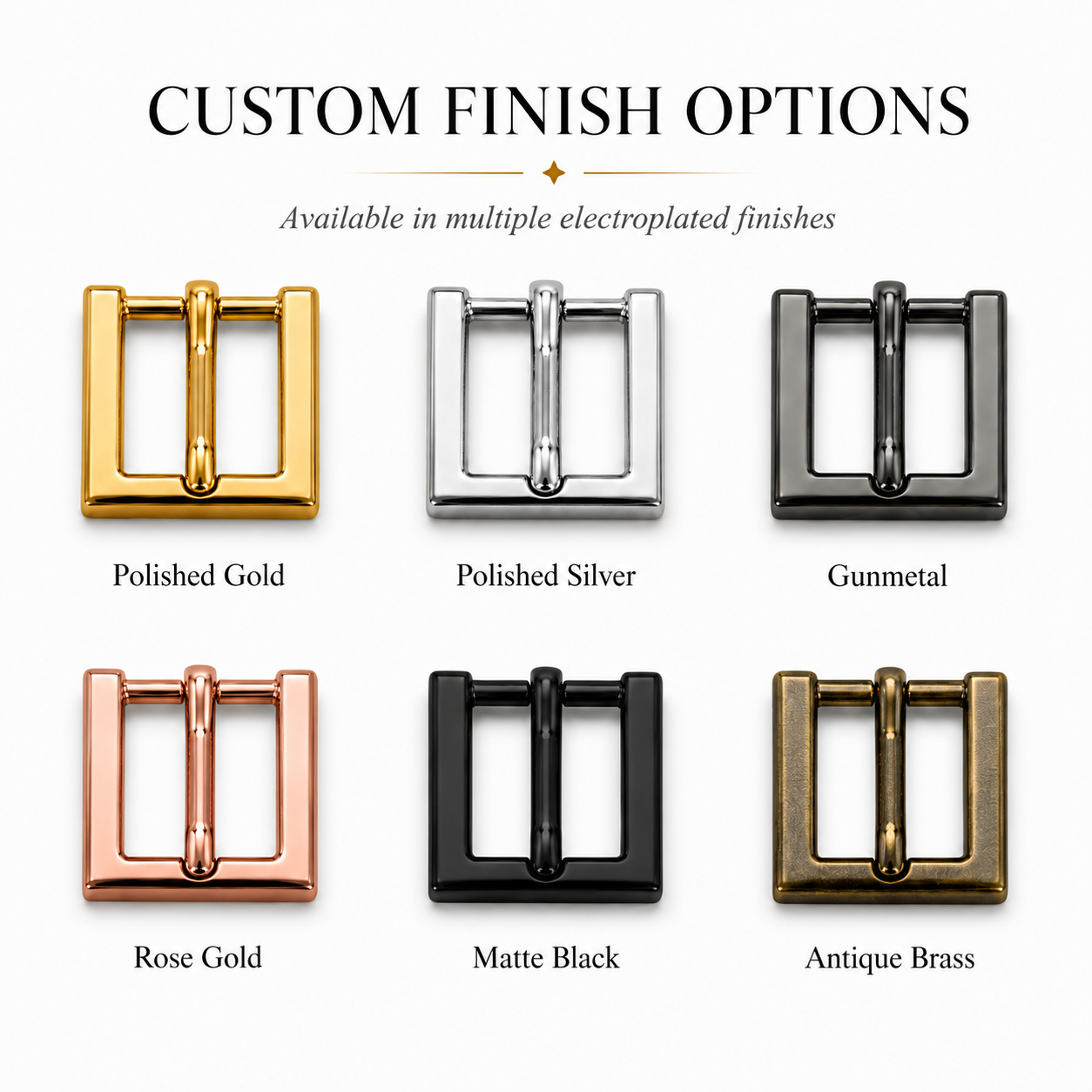 Flat Square Pin Buckle