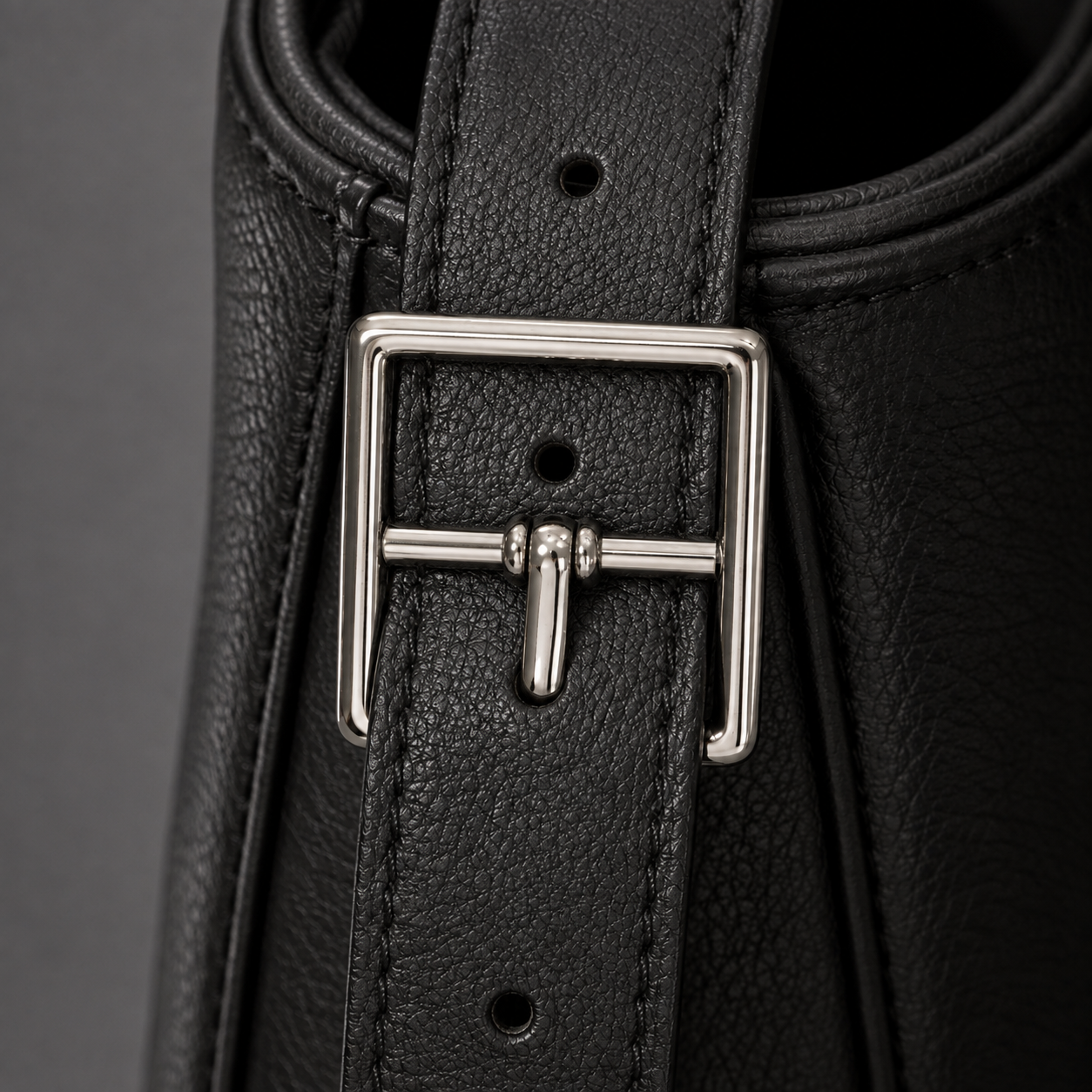 Square Center Bar Pin Buckle