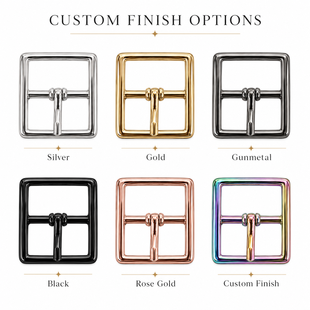 Square Center Bar Pin Buckle