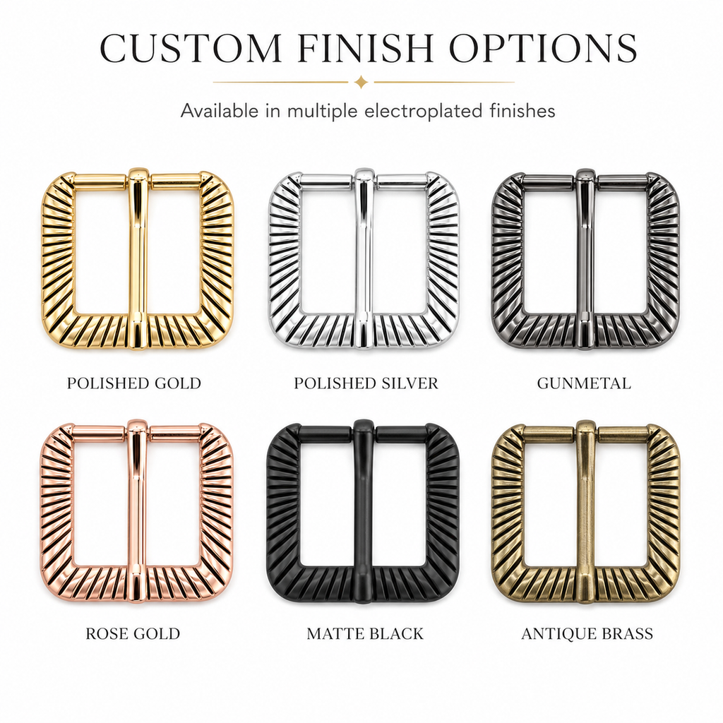Ribbed Square Pin Buckle