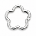 Flower-Shaped Spring Gate Ring