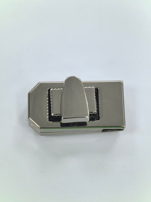 Beveled Rectangular Turn Lock Bag Closure