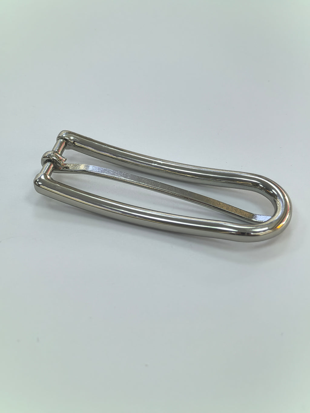 Elongated D-Shaped Pin Buckle